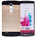 כיסוי ל LG G3 זהב MotMo Brushed Aluminum