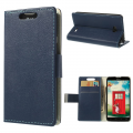 כיסוי ל LG L70 כחול iTechCase Wallet Fancy 