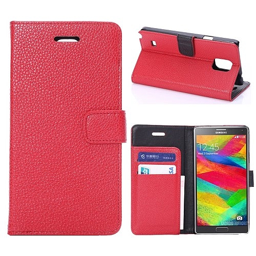 נרתיק לגלקסי נוט 4 iTechCase Wallet Fancy אדום