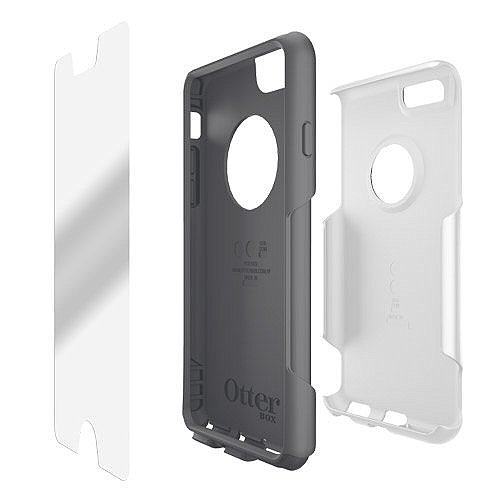 כיסוי לאייפון 6 OtterBox Commuter לבן/אפור