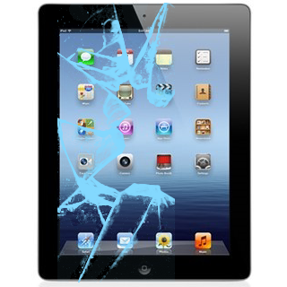 החלפת זכוכית מגע למסך Apple iPad 4