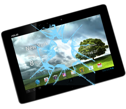 החלפת זכוכית מגע למסך Asus Transformer TF300