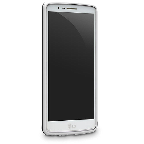 כיסוי ל LG G3 שקוף/לבן PureGear Slim Shell