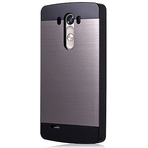 כיסוי ל LG G3 כסוף MotMo Brushed Aluminum