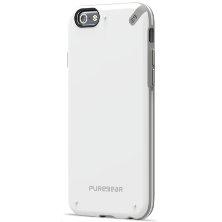 כיסוי לאייפון 6 לבן PureGear Slim Shell