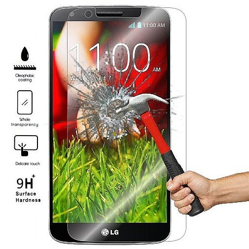 iTechCase HD M Glass מגן מסך זכוכית ל LG G2